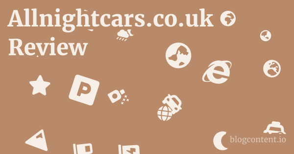 Allnightcars.co.uk Review 1 by Partners