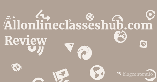 Allonlineclasseshub.com Review 1 by Partners