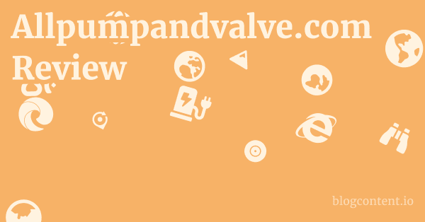 Allpumpandvalve.com Review 1 by Partners