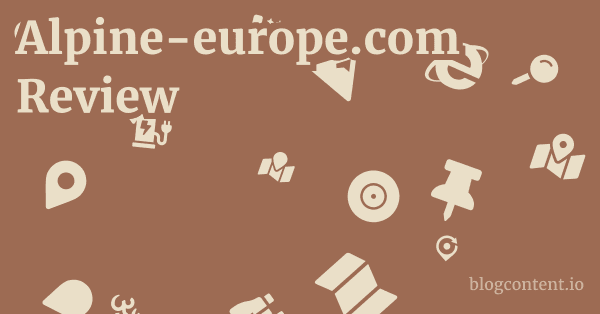 Alpine-europe.com Review 1 by Partners