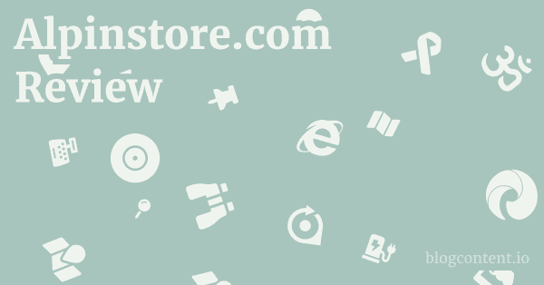 Alpinstore.com Review 1 by Partners