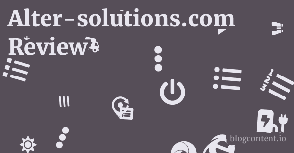 Alter-solutions.com Review 1 by Partners