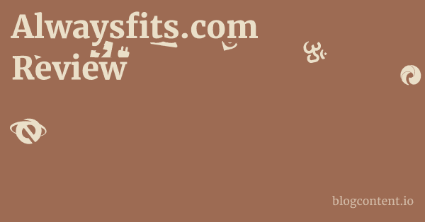 Alwaysfits.com Review 1 by Partners