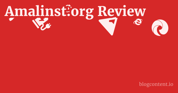 Amalinst.org Review 1 by Partners