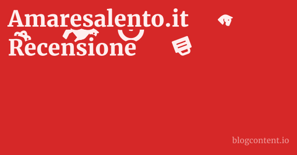 Amaresalento.it Recensione 1 by Partners
