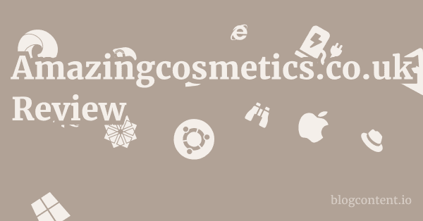 Amazingcosmetics.co.uk Review 1 by Partners