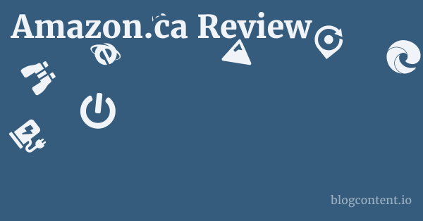 Amazon.ca Review 1 by Partners