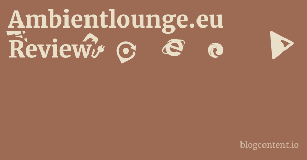 Ambientlounge.eu Review 1 by Partners