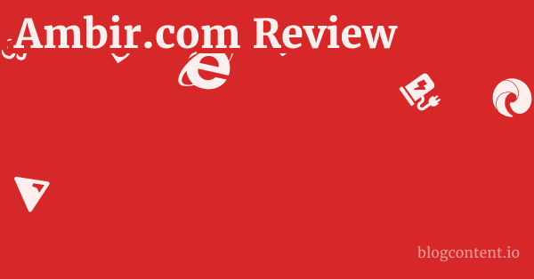 Ambir.com Review 1 by Partners