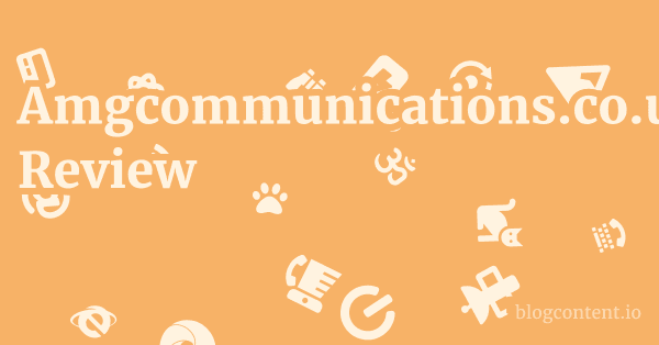 Amgcommunications.co.uk Review 1 by Partners