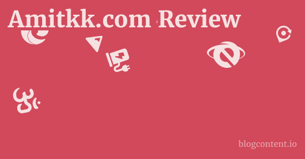 Amitkk.com Review 1 by Partners