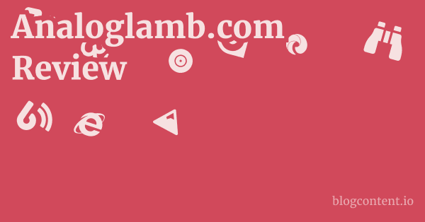 Analoglamb.com Review 1 by Partners