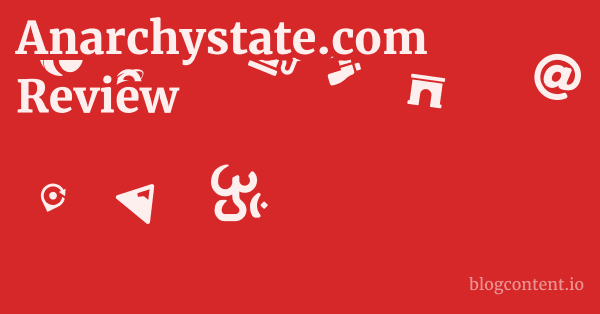 Anarchystate.com Review 1 by Partners