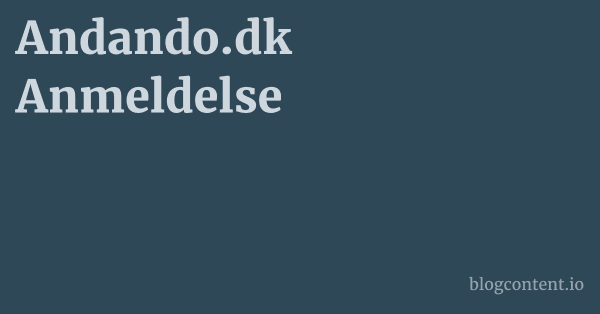 Andando.dk Anmeldelse 1 by Partners
