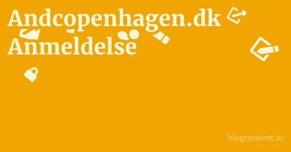 Andcopenhagen.dk Anmeldelse 1 by Partners