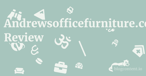 Andrewsofficefurniture.com Review 1 by Partners
