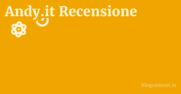 Andy.it Recensione 1 by Partners