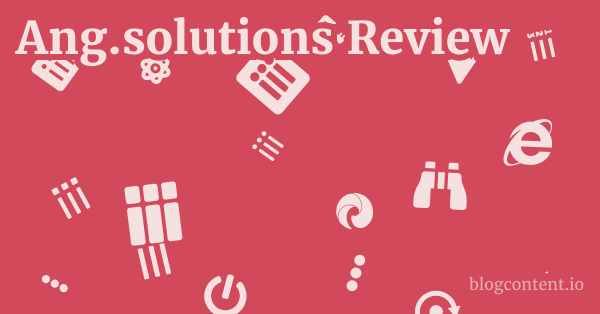 Ang.solutions Review 1 by Partners