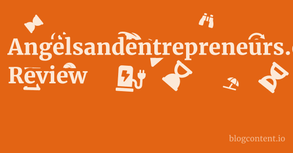 Angelsandentrepreneurs.com Review 1 by Partners