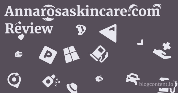Annarosaskincare.com Review 1 by Partners