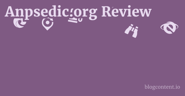 Anpsedic.org Review 1 by Partners