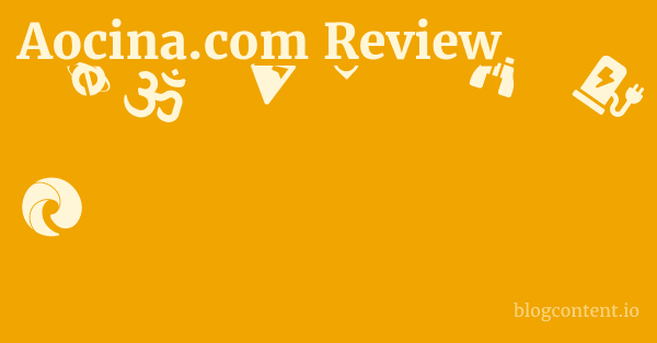 Aocina.com Review 1 by Partners