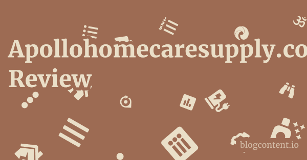 Apollohomecaresupply.com Review 1 by Partners