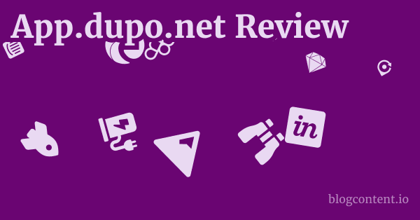 App.dupo.net Review 1 by Partners