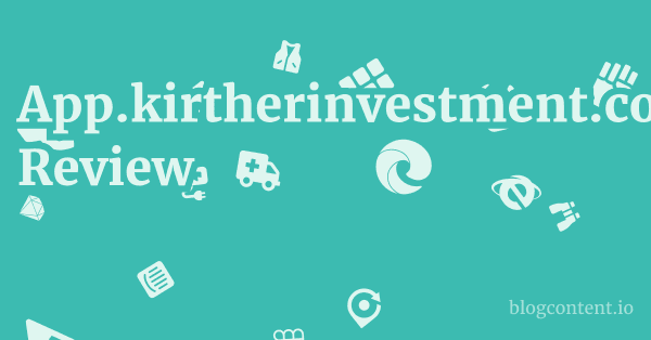 App.kirtherinvestment.com Review 1 by Partners