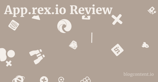 App.rex.io Review 1 by Partners