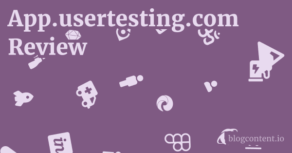 App.usertesting.com Review 1 by Partners