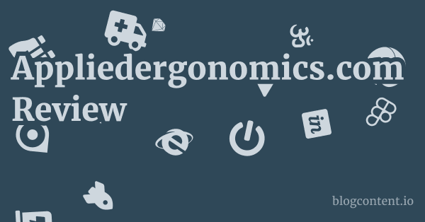 Appliedergonomics.com Review 1 by Partners