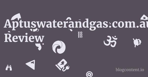 Aptuswaterandgas.com.au Review 1 by Partners