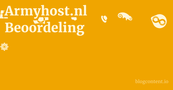 Armyhost.nl Beoordeling 1 by Partners