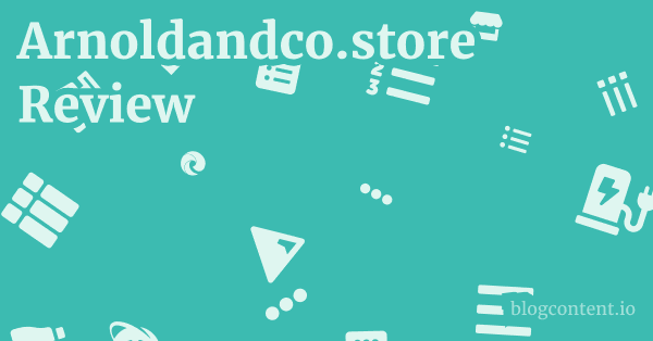 Arnoldandco.store Review 1 by Partners