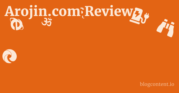 Arojin.com Review 1 by Partners