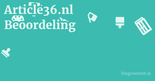 Article36.nl Beoordeling 1 by Partners