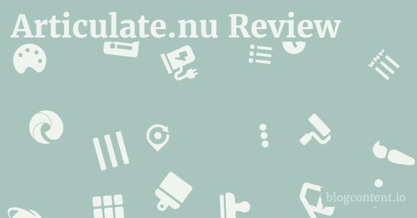 Articulate.nu Review 1 by Partners