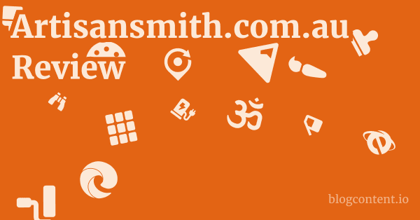 Artisansmith.com.au Review 1 by Partners