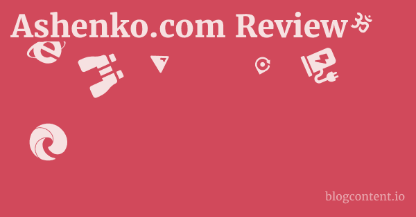 Ashenko.com Review 1 by Partners