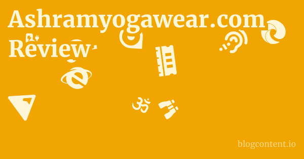 Ashramyogawear.com Review 1 by Partners