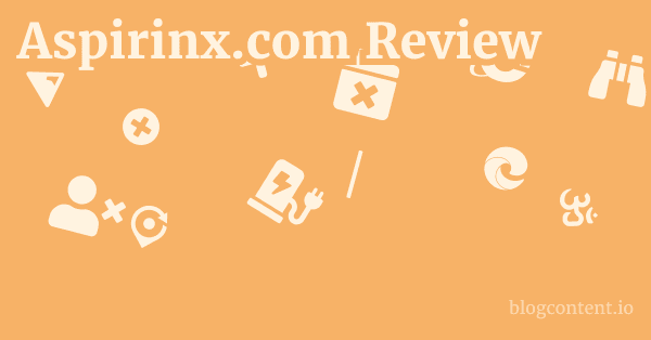 Aspirinx.com Review 1 by Partners