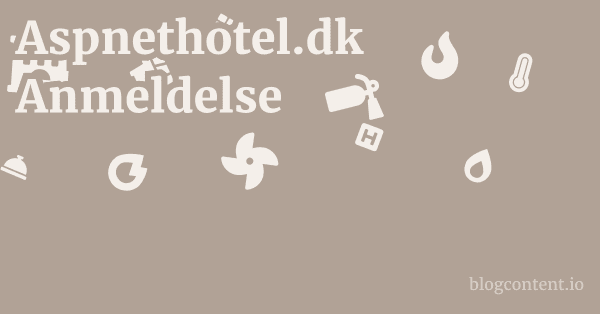 Aspnethotel.dk Anmeldelse 1 by Partners