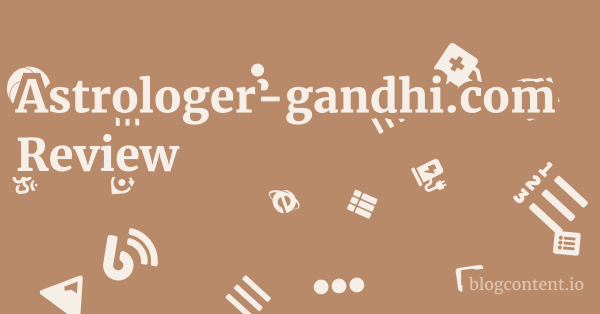 Astrologer-gandhi.com Review 1 by Partners