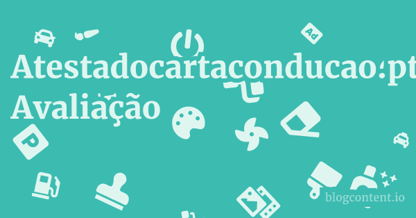 Atestadocartaconducao.pt Avaliação 1 by Partners