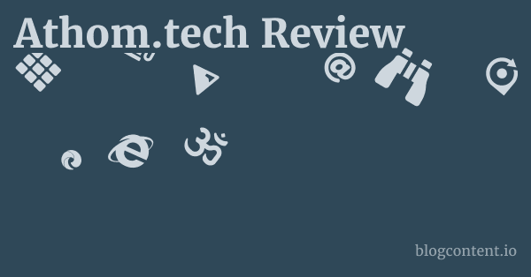 Athom.tech Review 1 by Partners