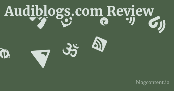 Audiblogs.com Review 1 by Partners