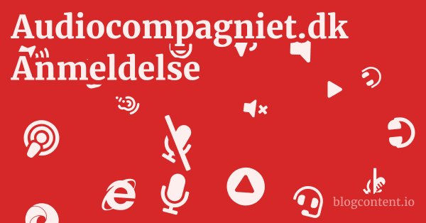 Audiocompagniet.dk Anmeldelse 1 by Partners