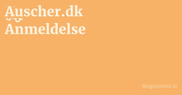 Auscher.dk Anmeldelse 1 by Partners