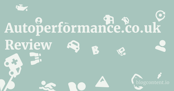 Autoperformance.co.uk Review 1 by Partners